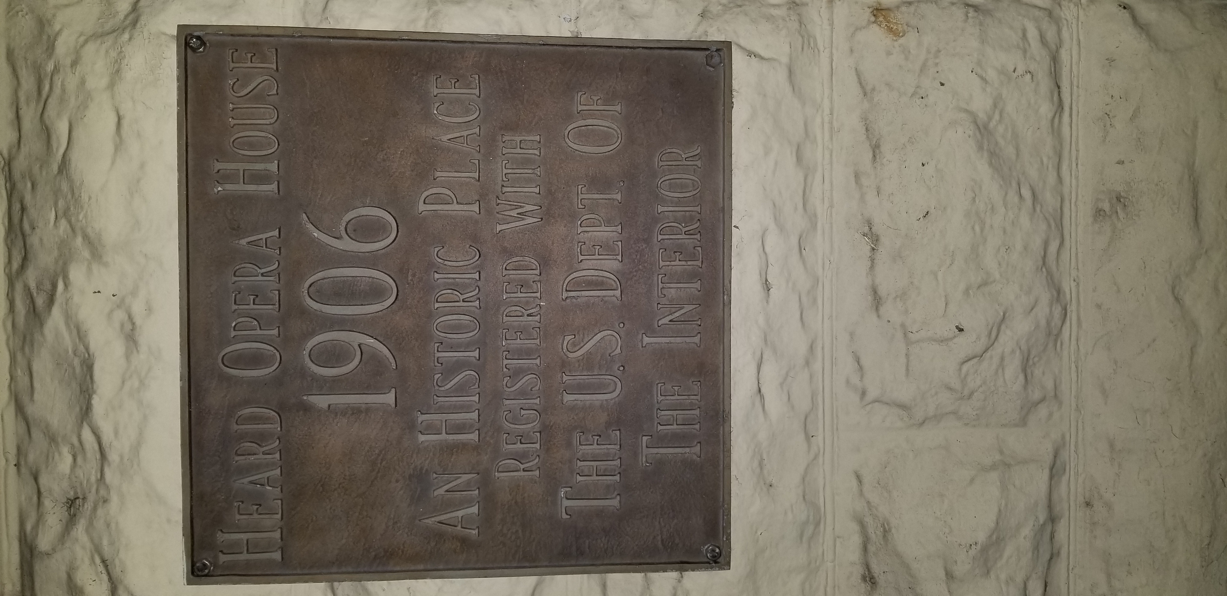 Old Opera House sign